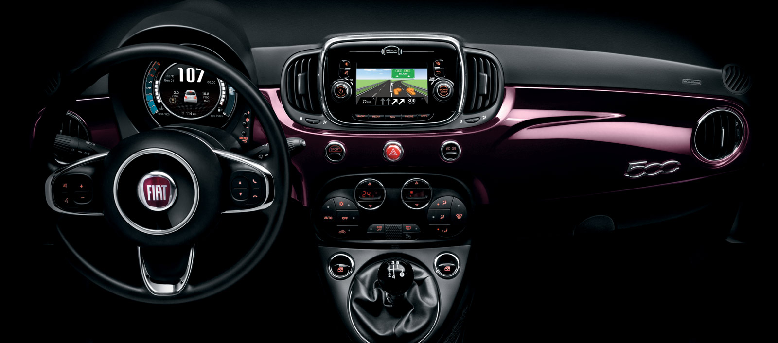 Interior dash fascia