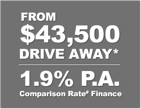From $43,500 Drive Away*